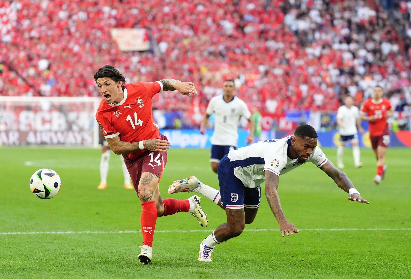 关于瑞士球员以全力以赴的表现打败对手的信息